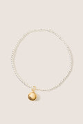 Women's Classic Mixed Metal 2mm Bracelet w. Bead