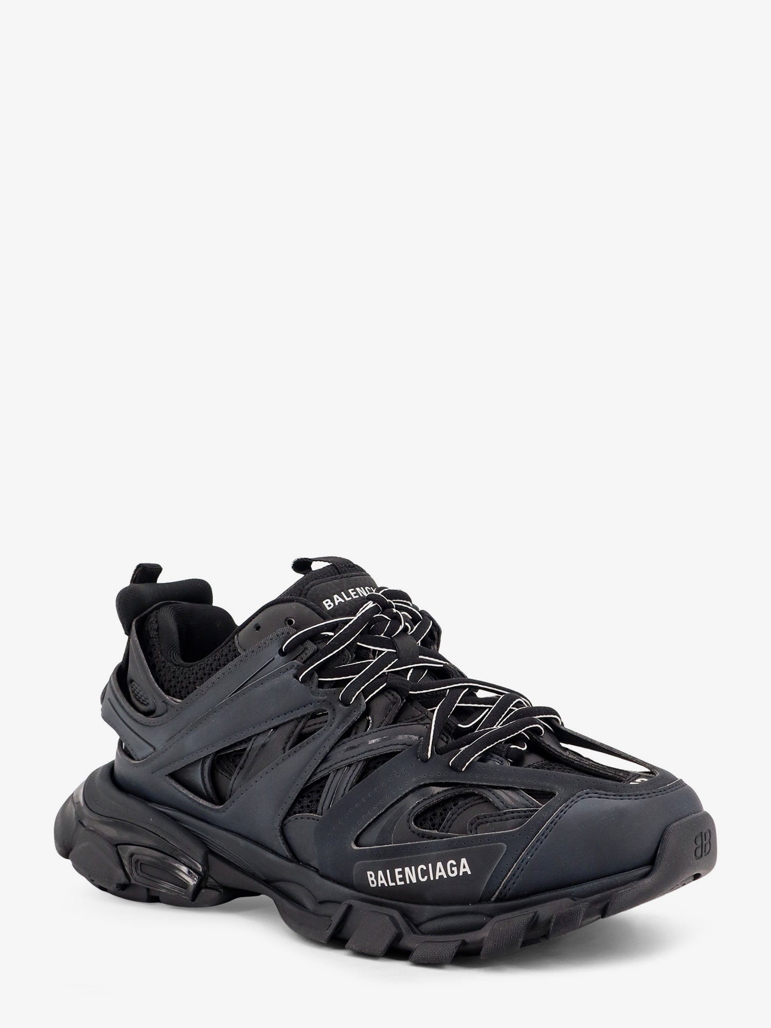 Balenciaga Men Track Nylon And Mesh Sneakers