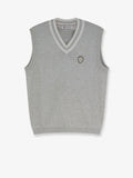 Brunello Cucinelli Men Cotton Vest With Front Logo Patch