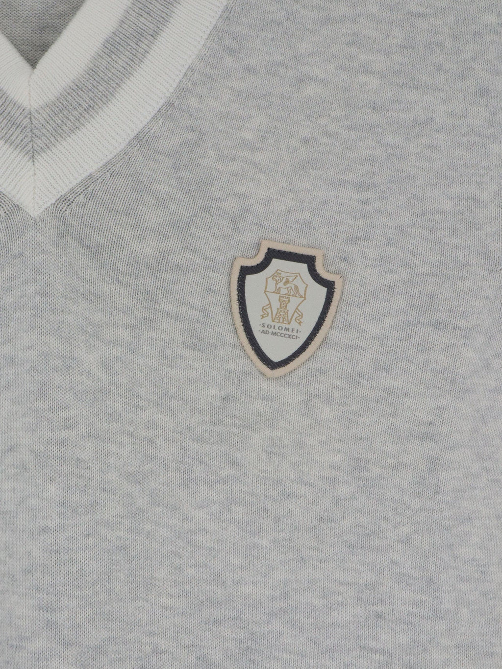 Brunello Cucinelli Men Cotton Vest With Front Logo Patch