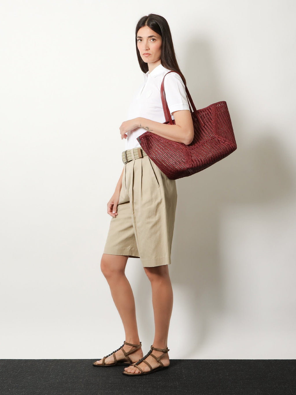 Brunello Cucinelli Women Bc Duo Raffia Shoulder Bag