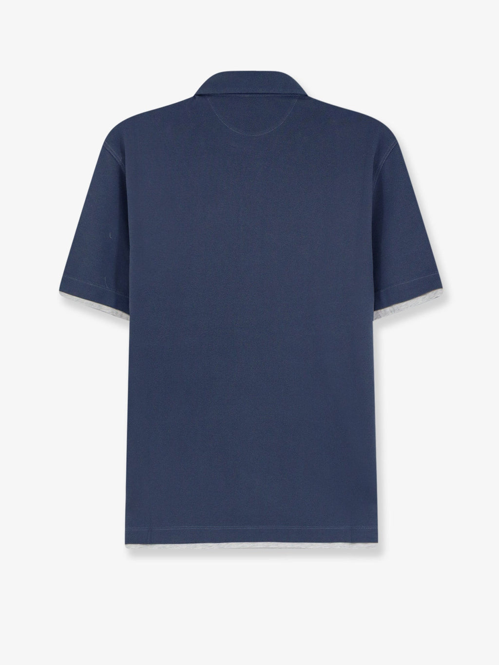 Brunello Cucinelli Men Cotton Polo Shirt
