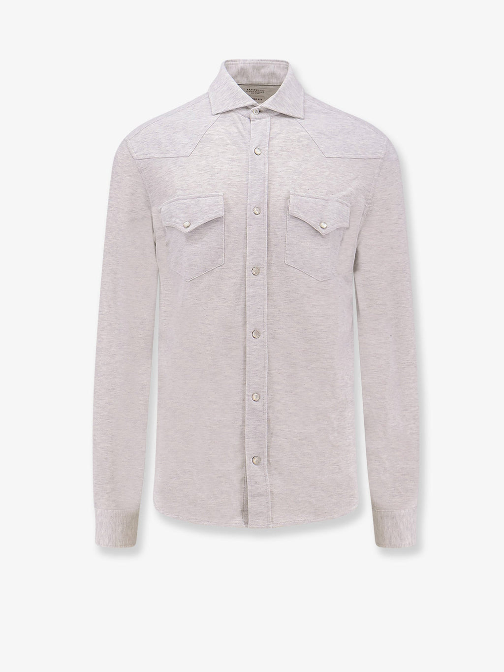 Brunello Cucinelli Men Leisure-Fit Cotton Shirt