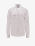 Brunello Cucinelli Men Leisure-Fit Cotton Shirt