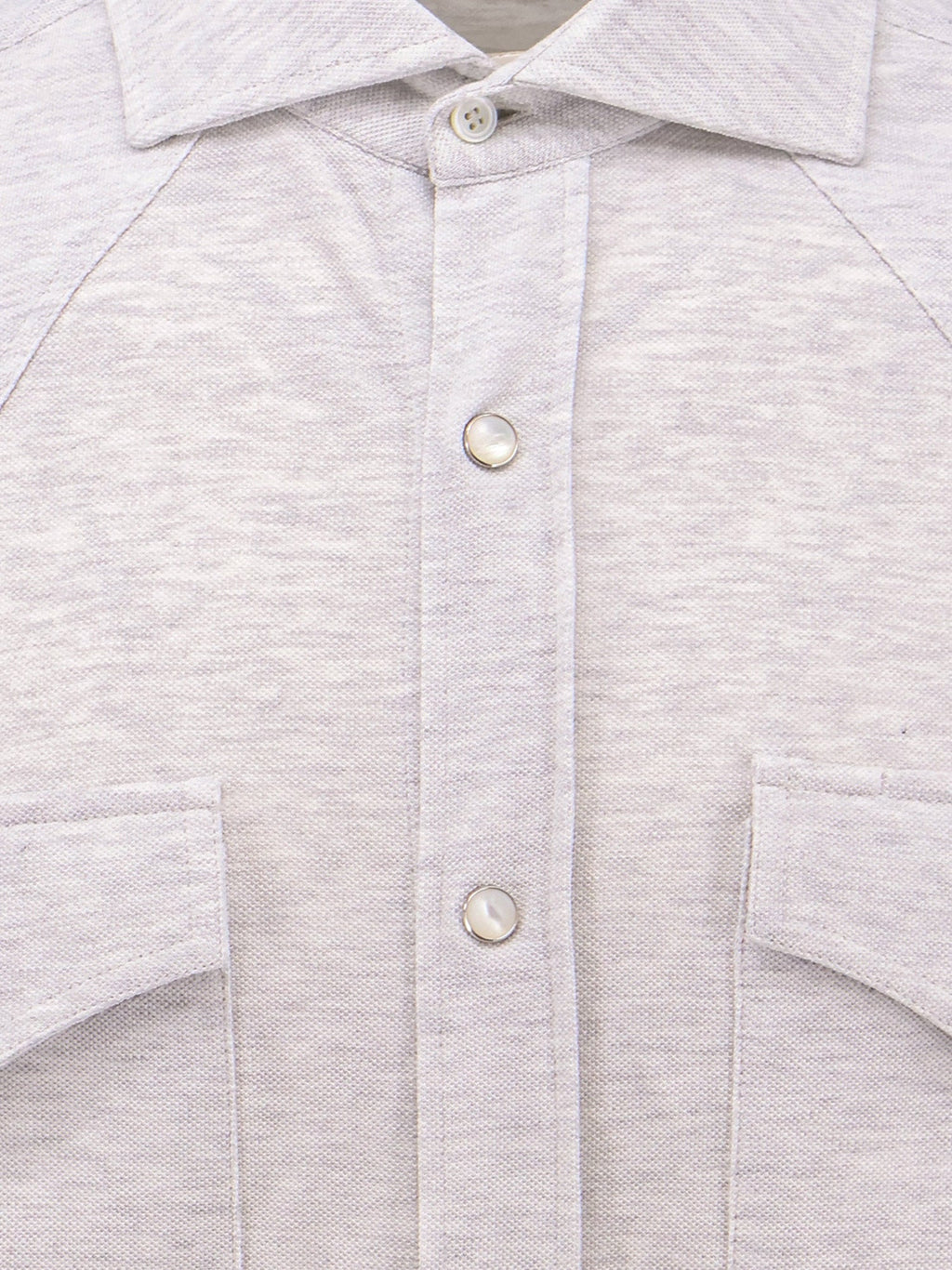 Brunello Cucinelli Men Leisure-Fit Cotton Shirt