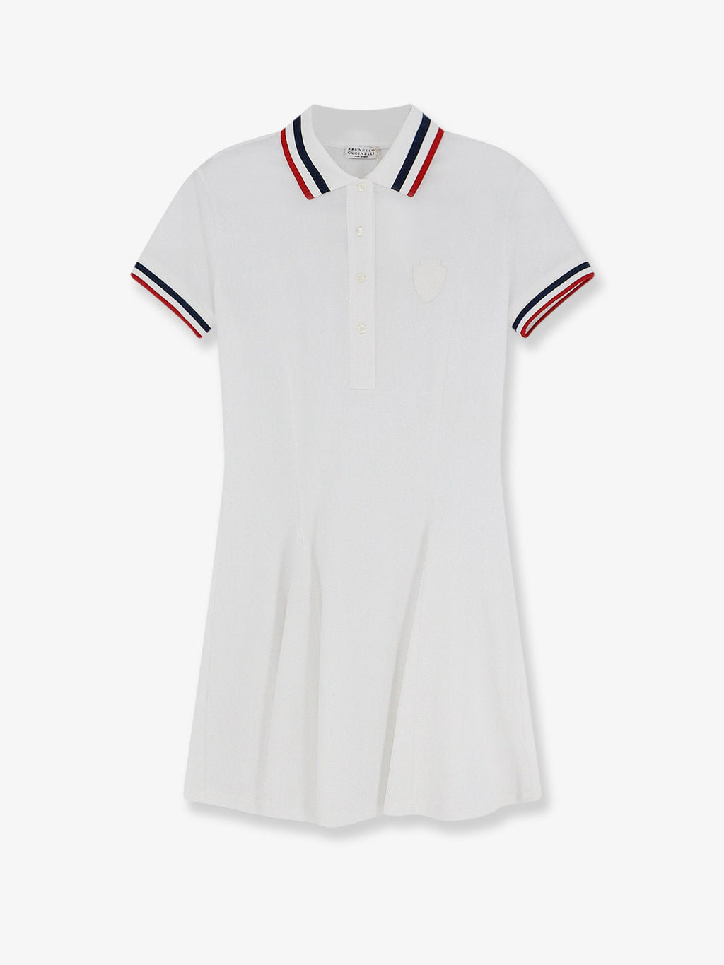 Brunello Cucinelli Women Stretch Cotton Piquet Mini Dress