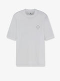 Brunello Cucinelli Men Technical Fabric T-Shirt With Front Logo Patch