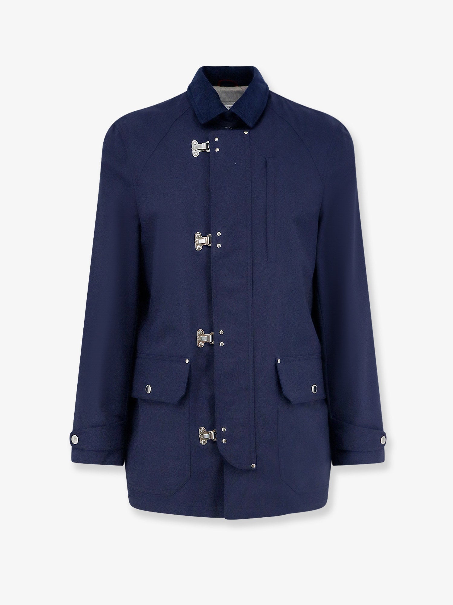 Brunello Cucinelli Men Water-Resistant Jacket With Hooks