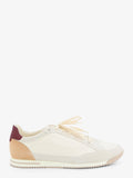 Brunello Cucinelli Men Leather Sneakers With Suede Inserts