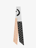 Celine Women Silk Scarf With All-Over Triomphe Logo