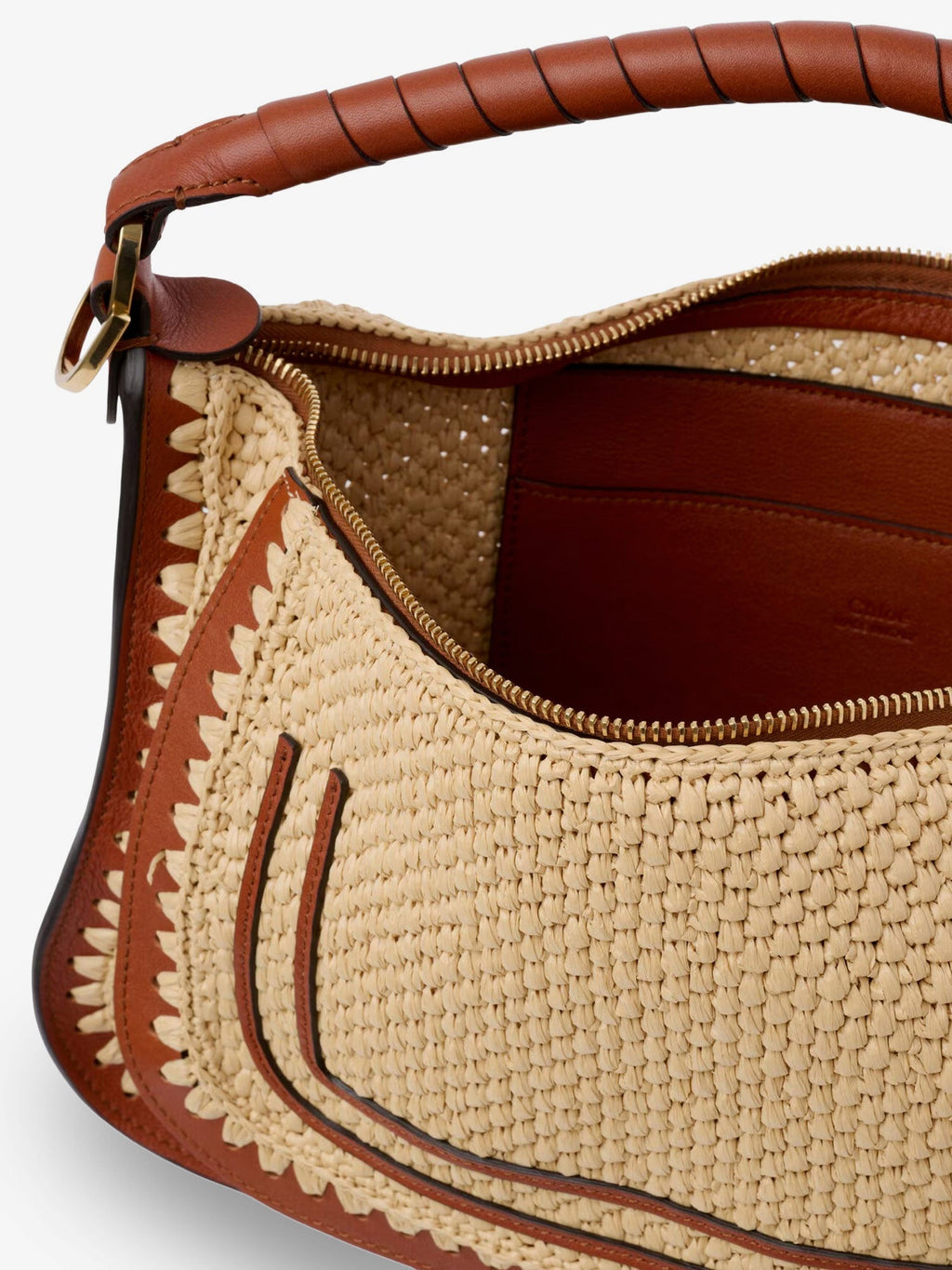 Chloe' Women Marcie Raffia Shoulder Bag