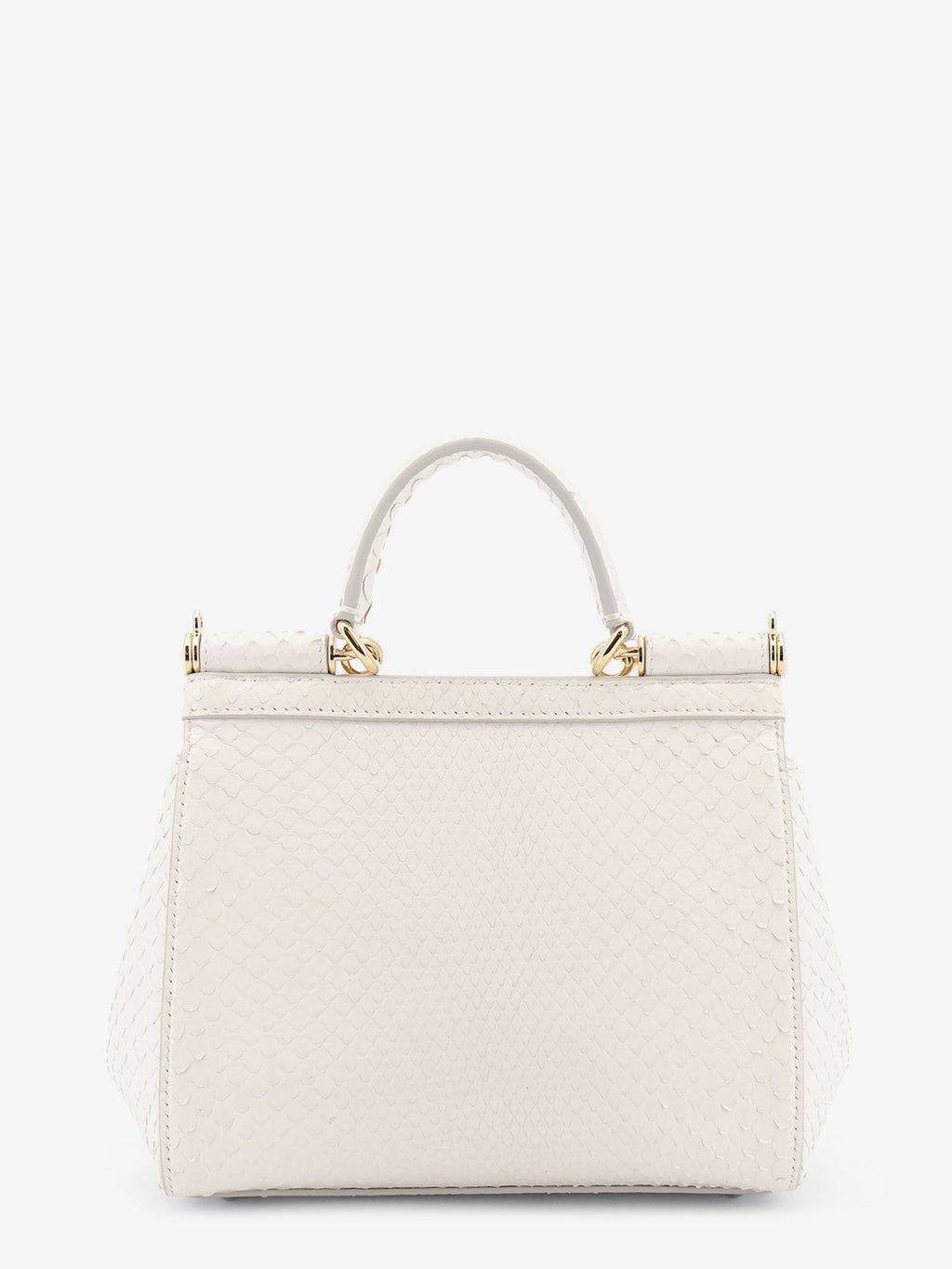 Dolce & Gabbana Women Sicily Python Handbag
