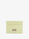 Dolce & Gabbana Women Hammered Leather Card Holder