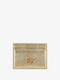 Dolce & Gabbana Women Laminated Leather Card Holder