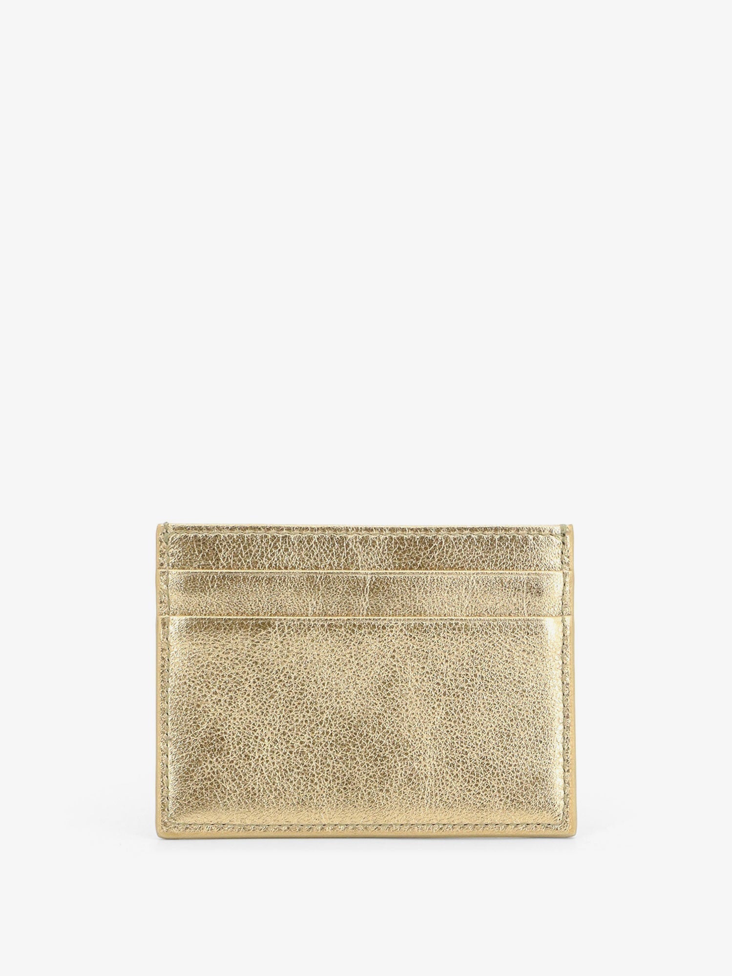 Dolce & Gabbana Women Laminated Leather Card Holder