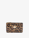 Dolce & Gabbana Women Patent Leather Card Holder With Animal Print