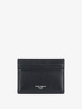 Dolce & Gabbana Men Leather Card Holder With Woven Pattern