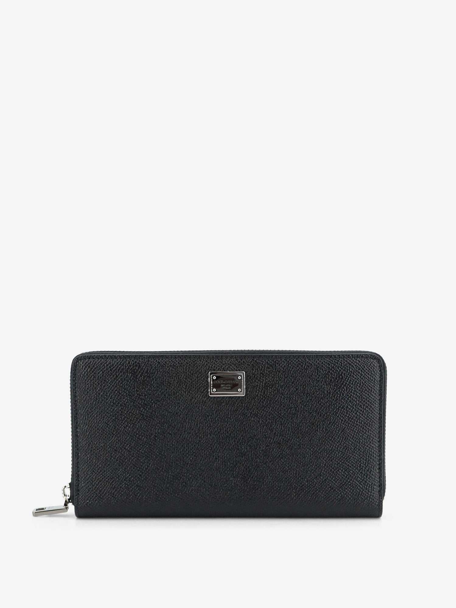 Dolce & Gabbana Men Hammered Leather Wallet