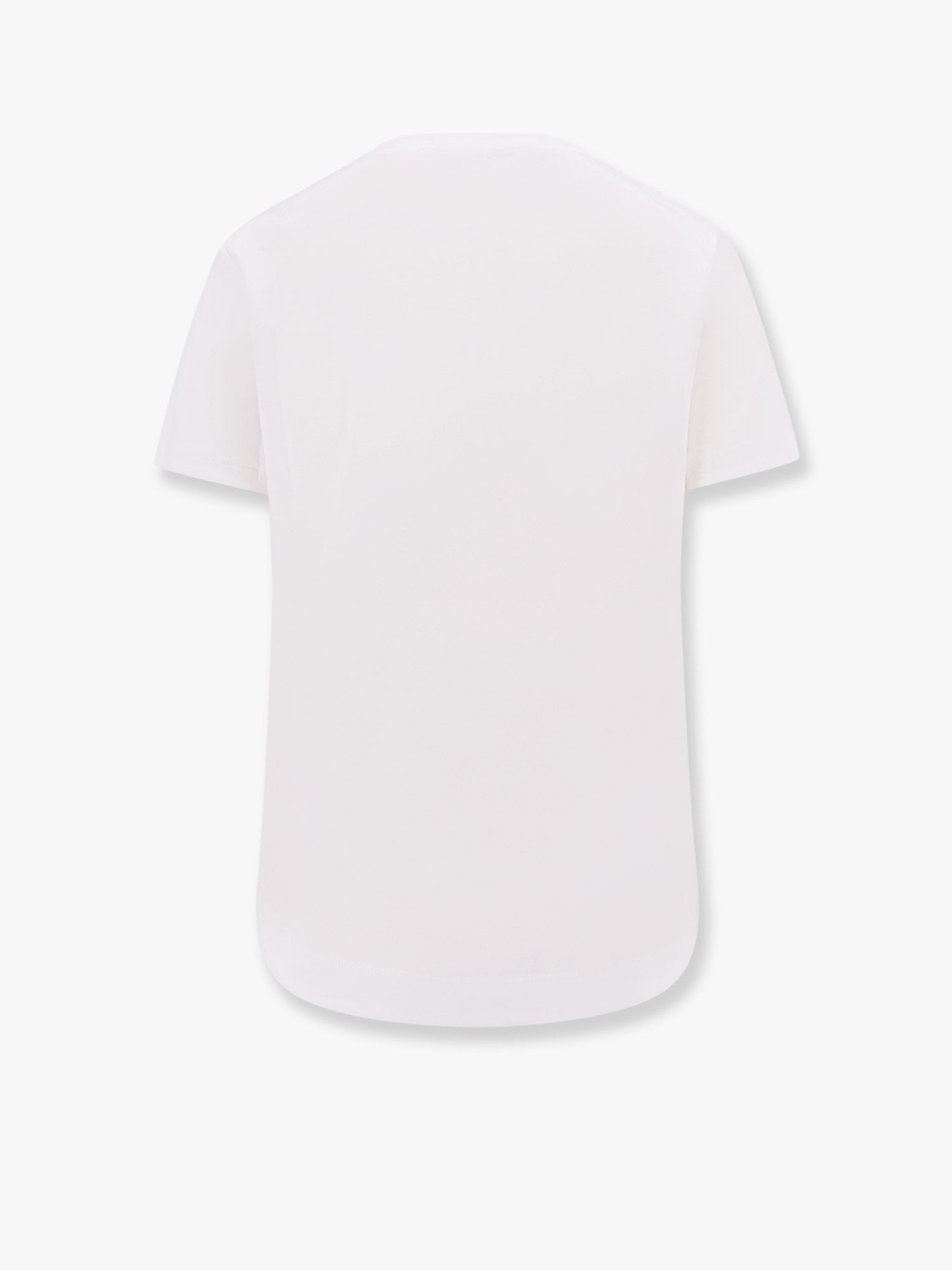 Max Mara Women Nerina Cotton T-Shirt With Max Mara Embroidery