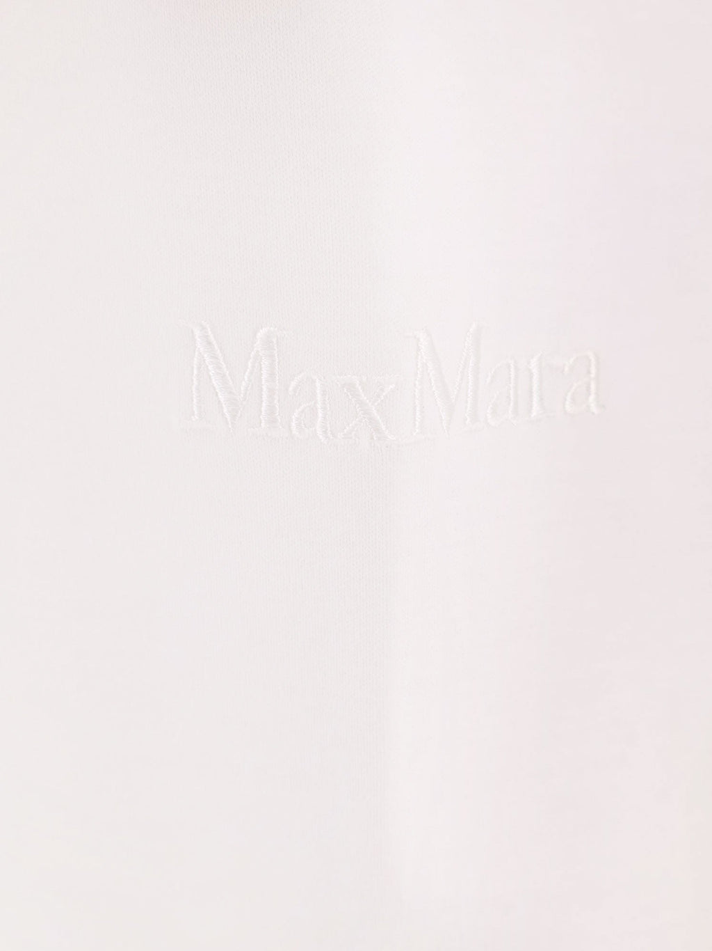 Max Mara Women Nerina Cotton T-Shirt With Max Mara Embroidery