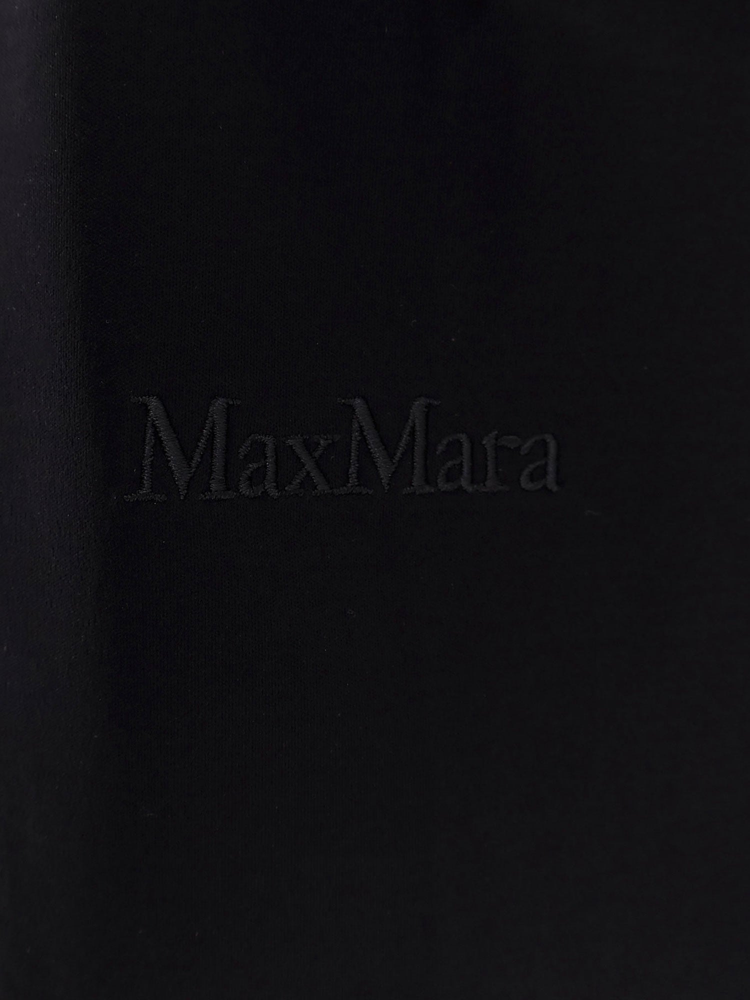 Max Mara Women Nerina Cotton T-Shirt With Max Mara Embroidery