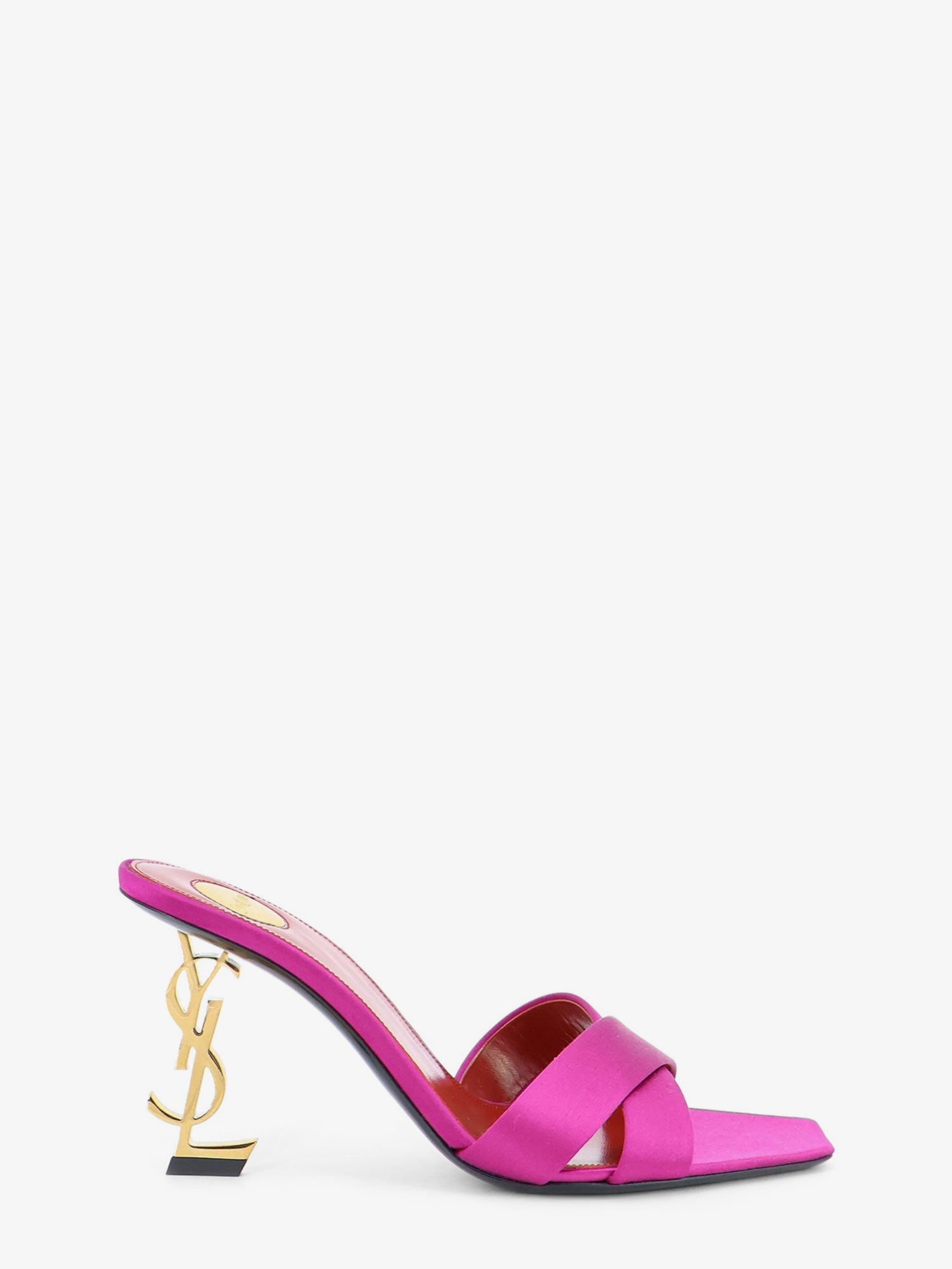 Saint Laurent Women Opyum Satin Sandals