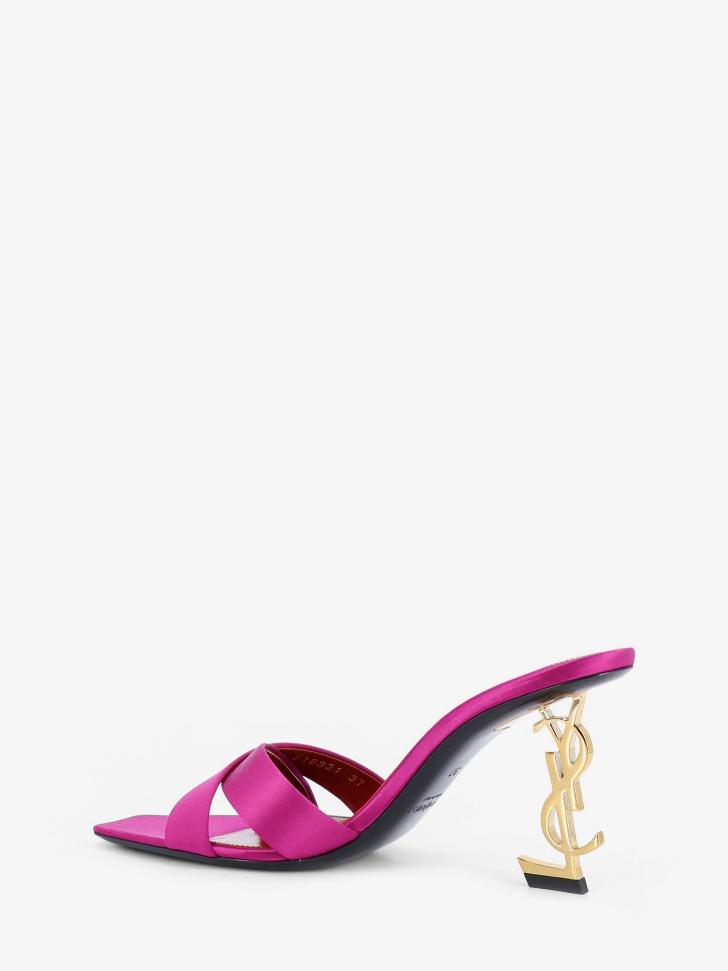 Saint Laurent Women Opyum Satin Sandals