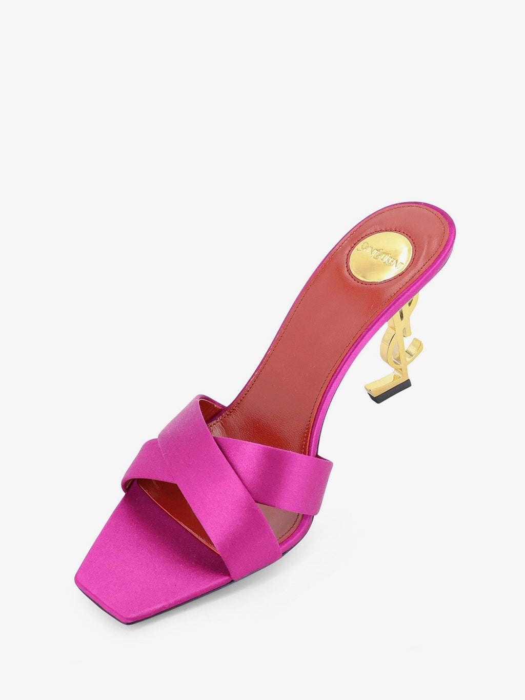 Saint Laurent Women Opyum Satin Sandals