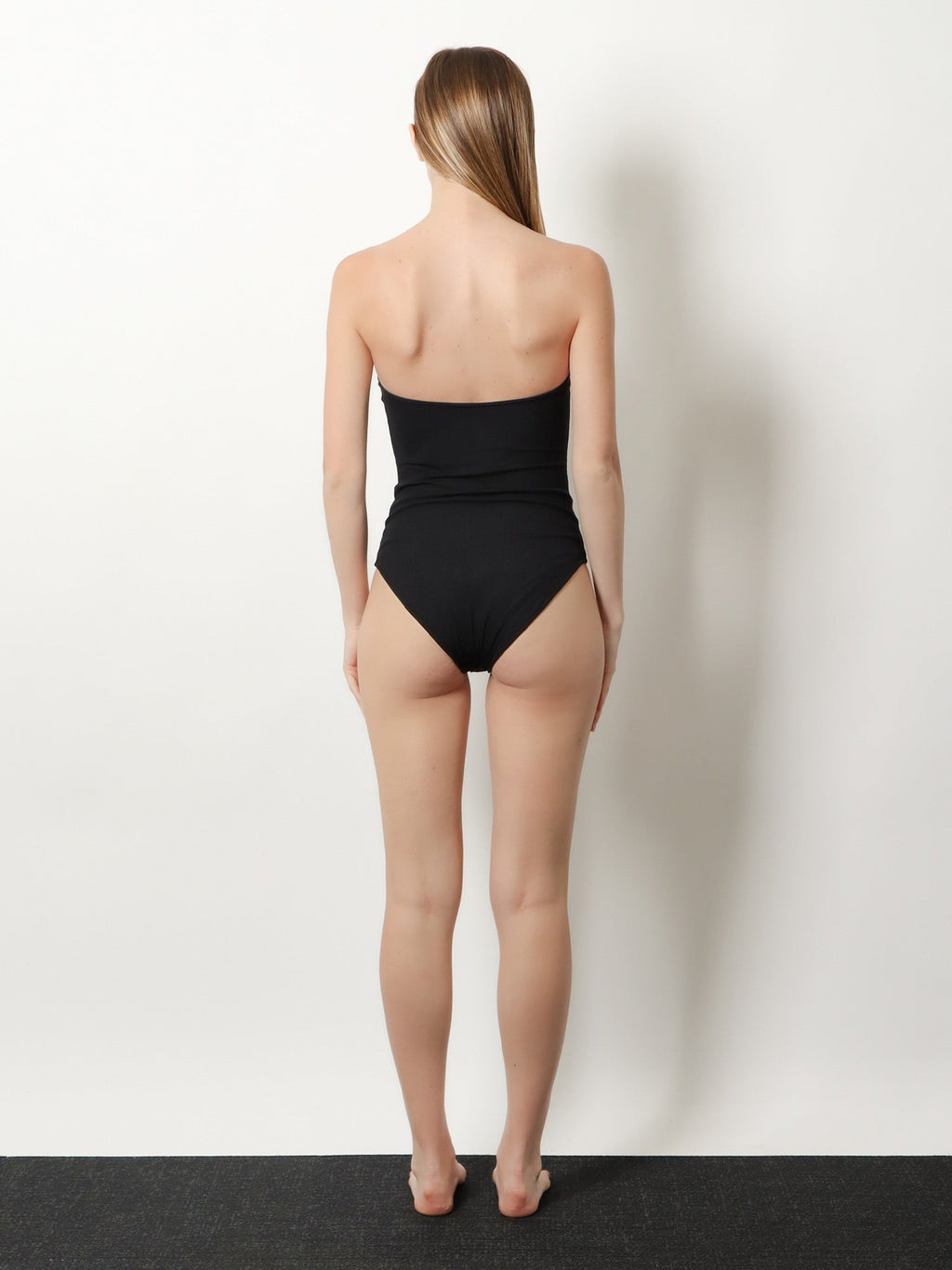 Toteme Women One-Piece Swimsuit With Ribbed Knit