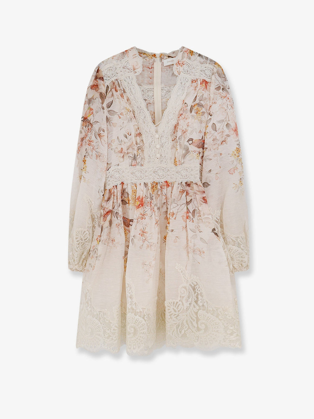 Zimmermann Women Luna Linen And Silk Dress