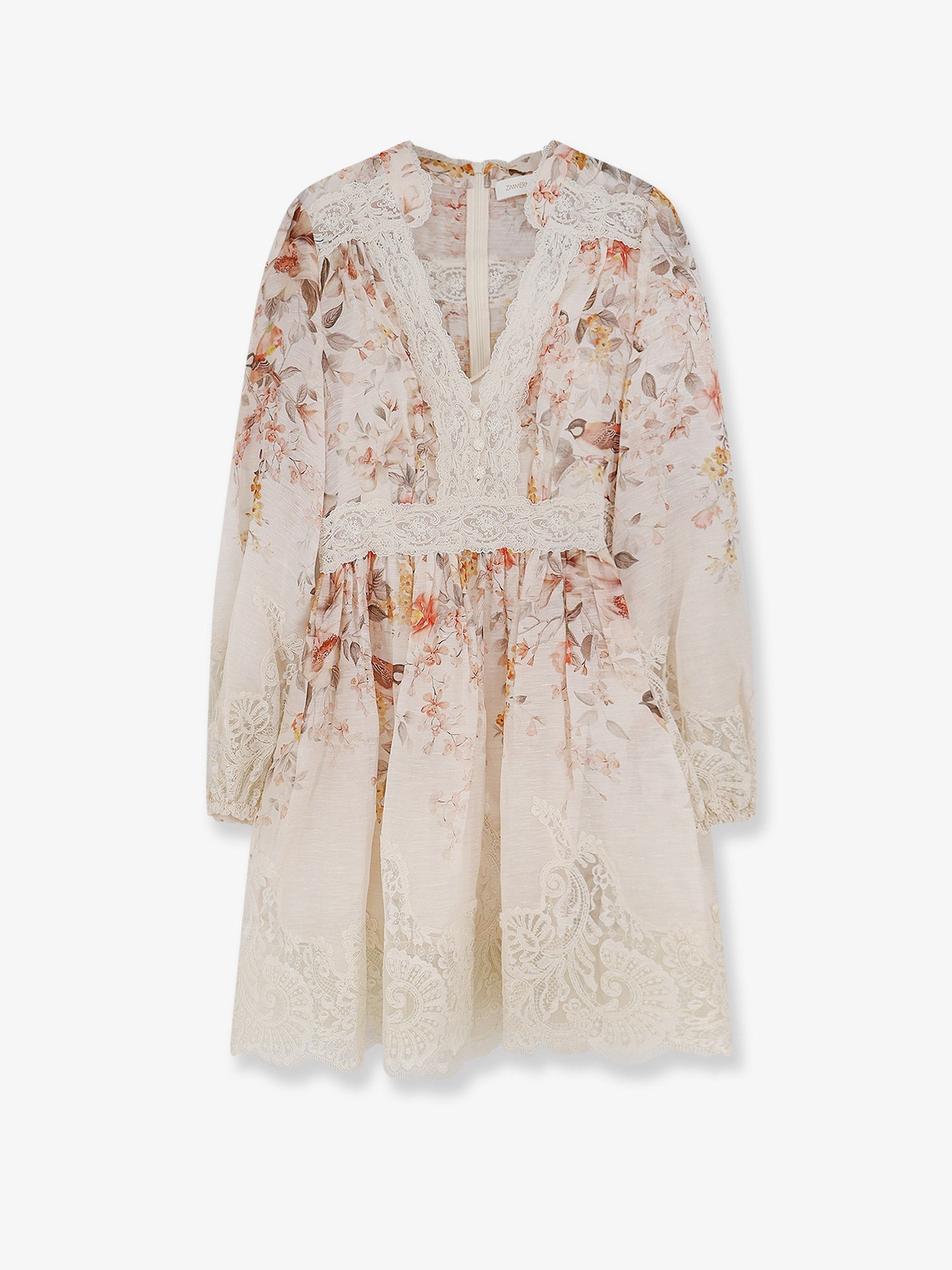 Zimmermann Women Luna Linen And Silk Dress