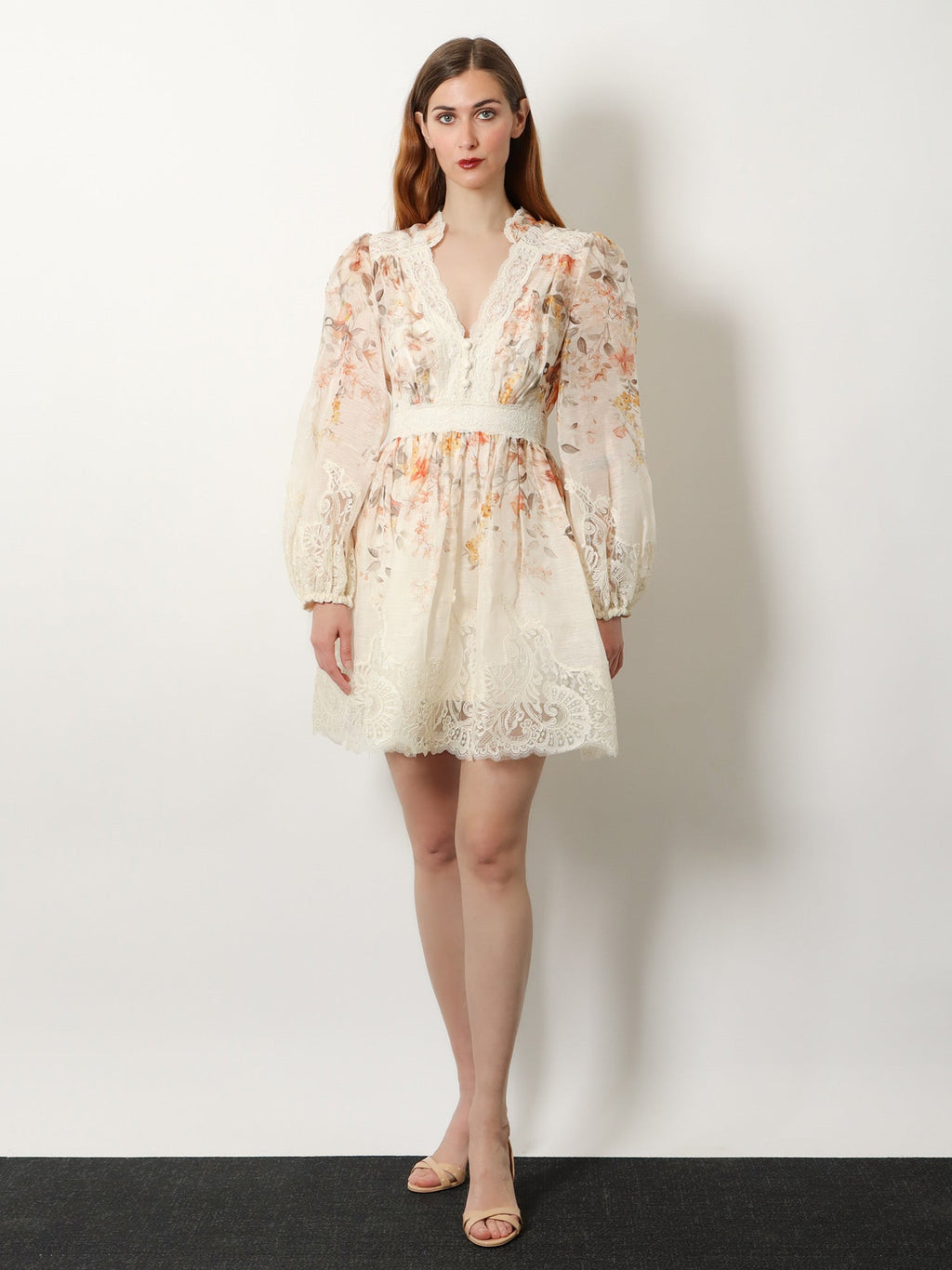 Zimmermann Women Luna Linen And Silk Dress