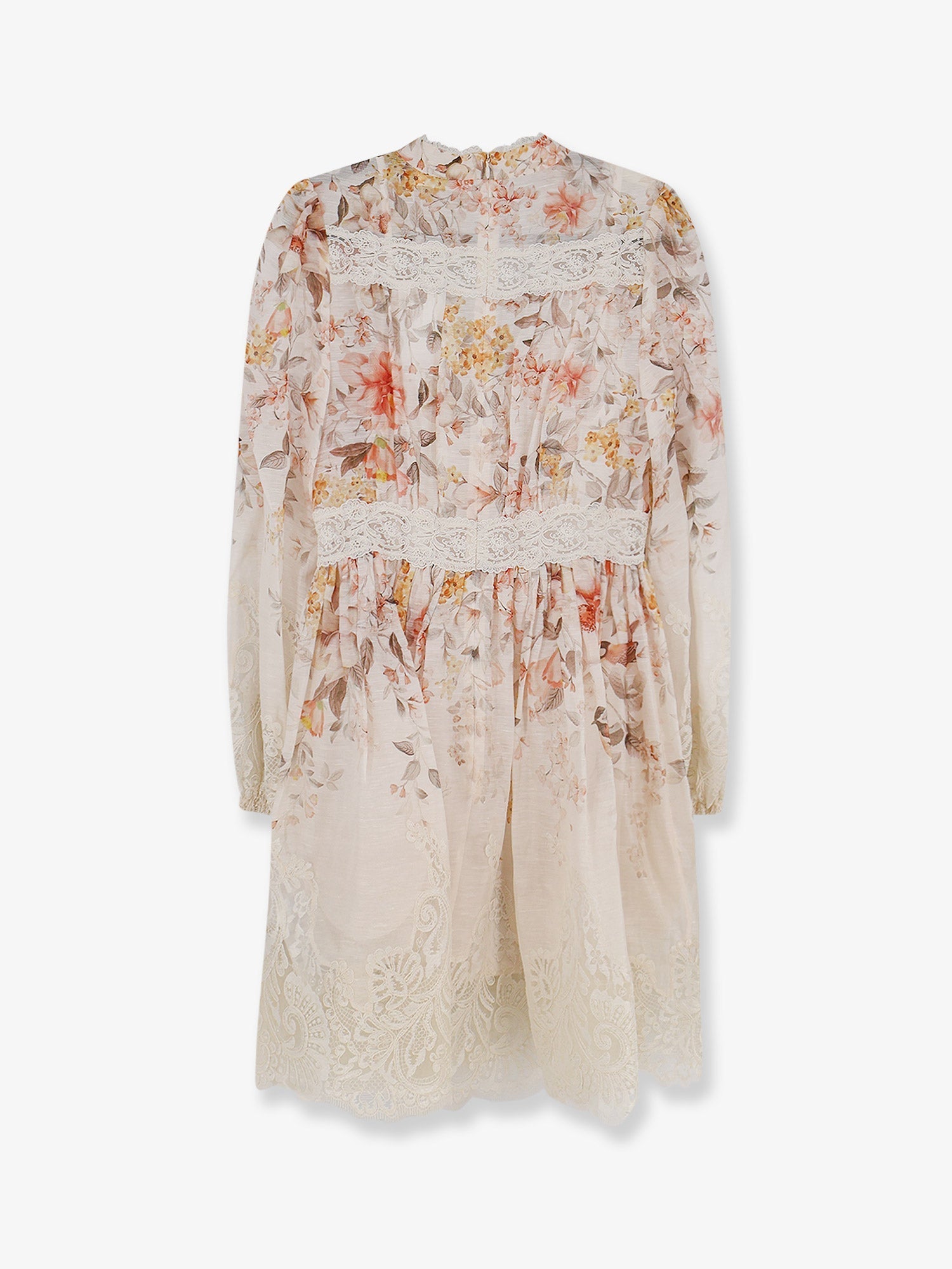 Zimmermann Women Luna Linen And Silk Dress