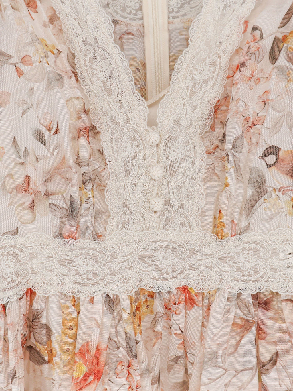Zimmermann Women Luna Linen And Silk Dress