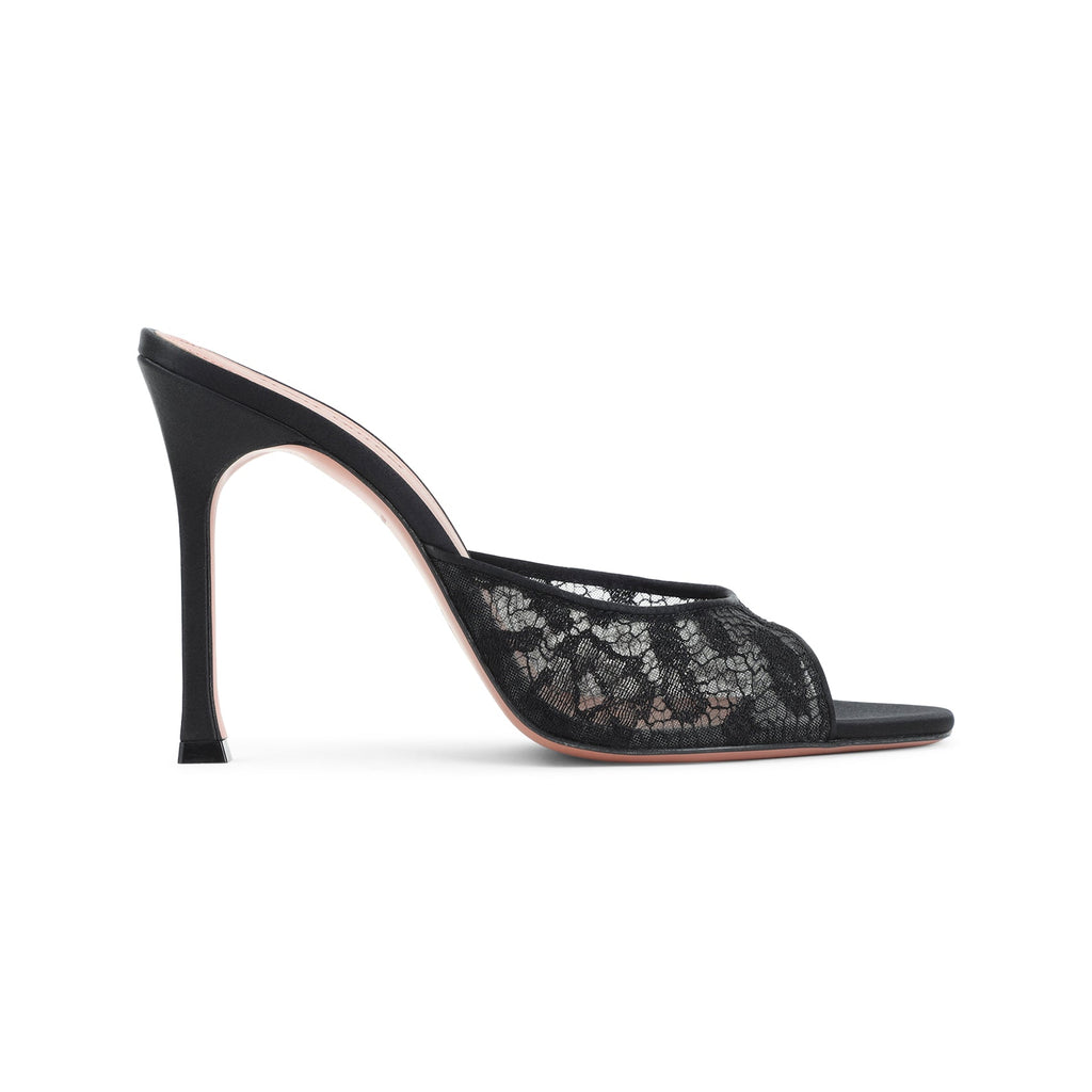 Amina Muaddi Alexa Lace Slipper Women