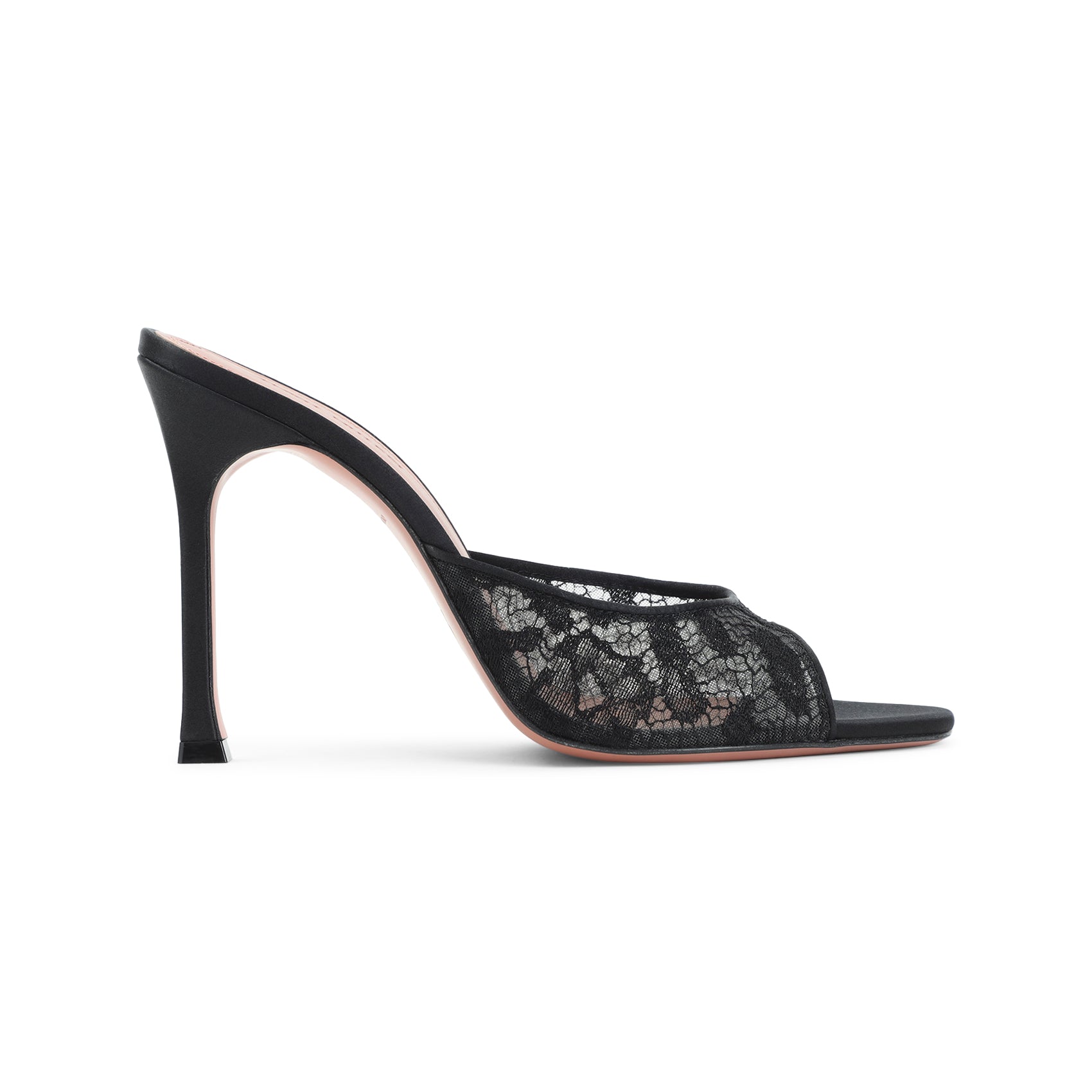 Amina Muaddi Alexa Lace Slipper Women