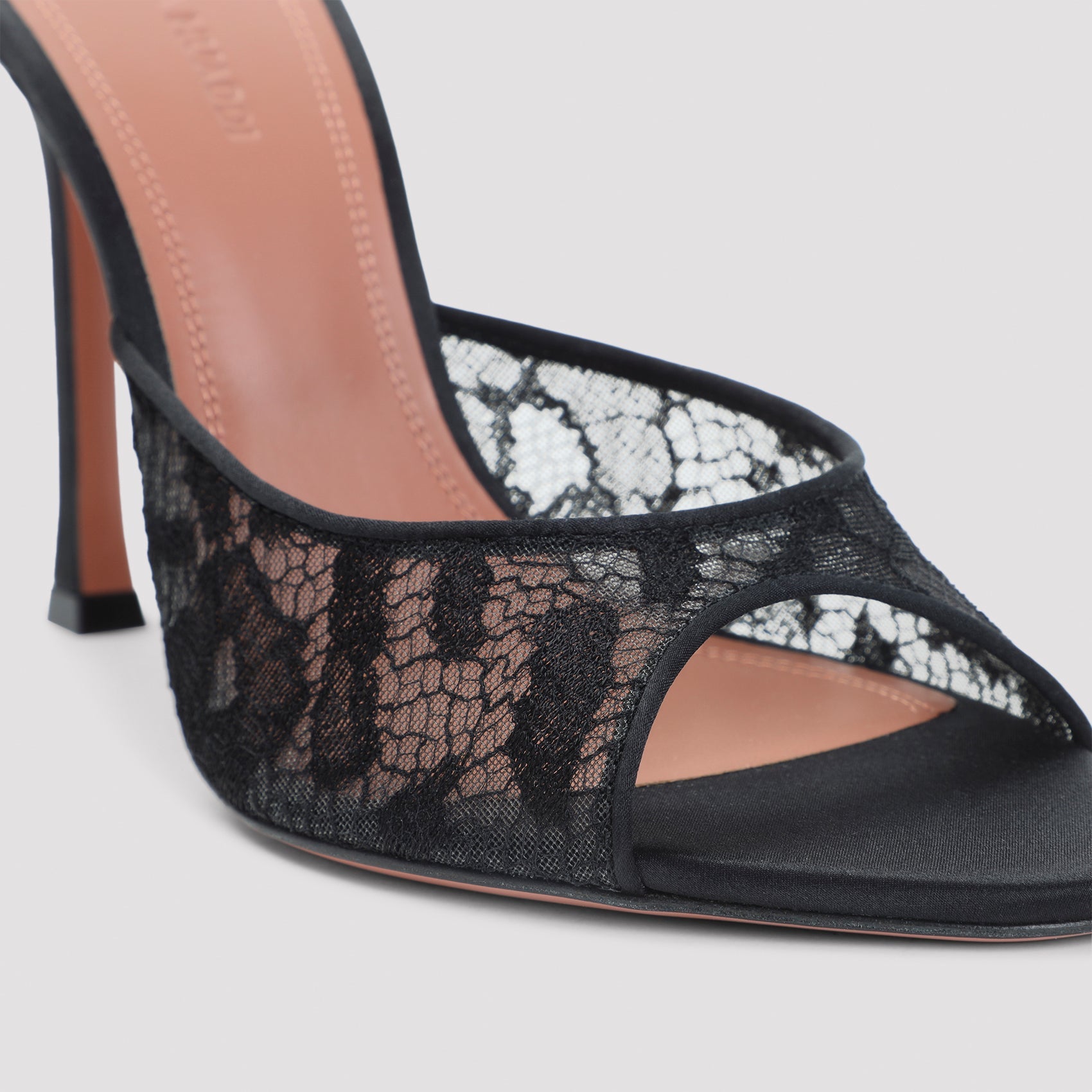 Amina Muaddi Alexa Lace Slipper Women