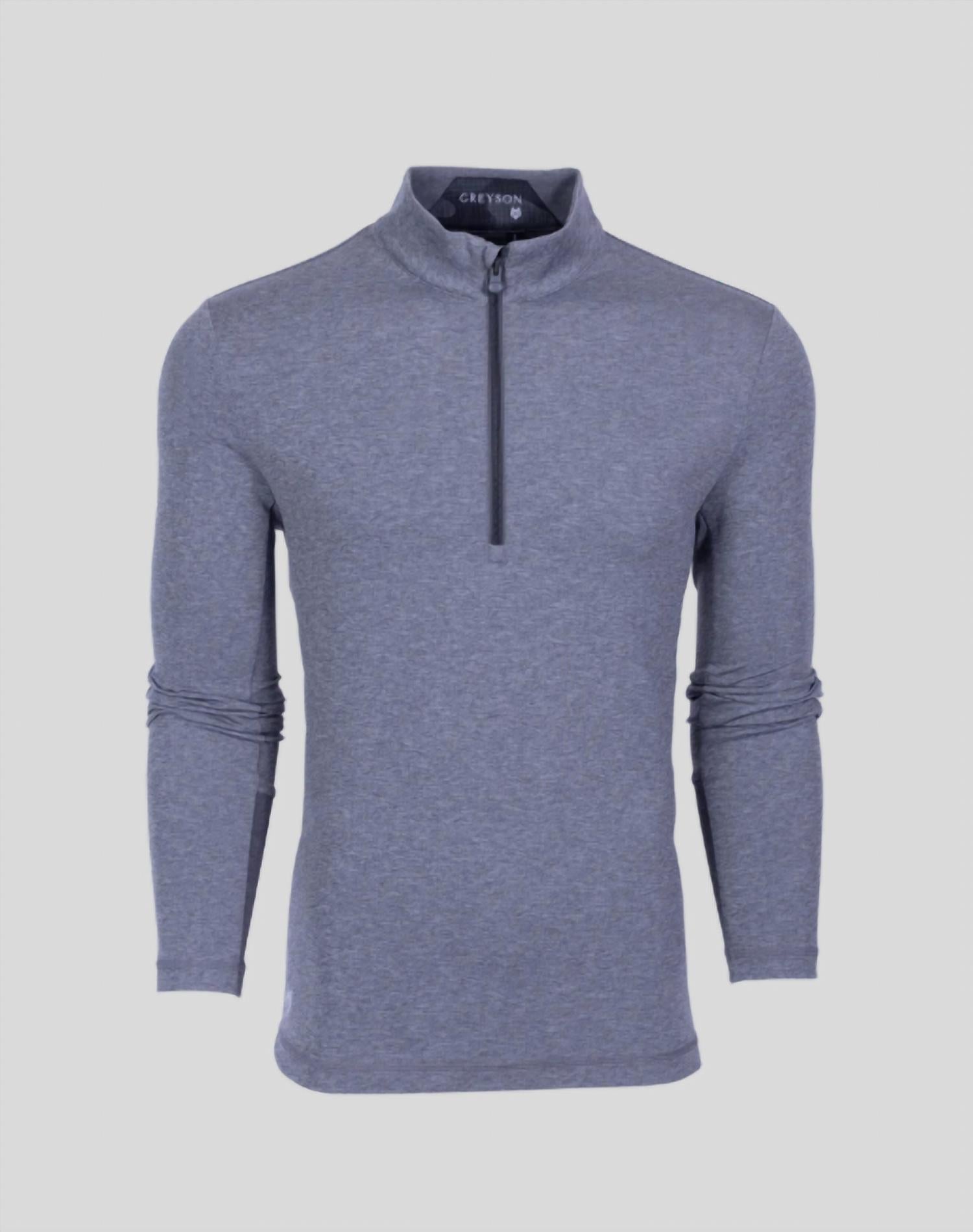 Men's Sequoia Quarter Zip Shirt In Gray