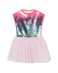 Billieblush Sleeveless Sequin Jersey Dress