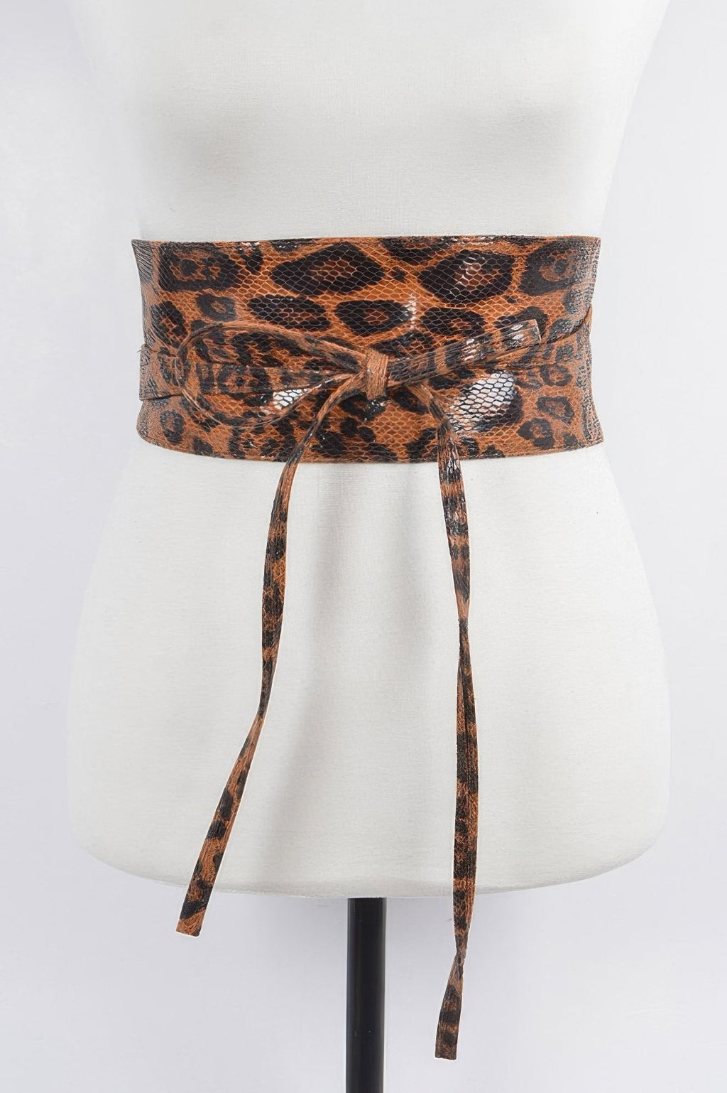 Wild Luxe Faux Leo Waist Belt