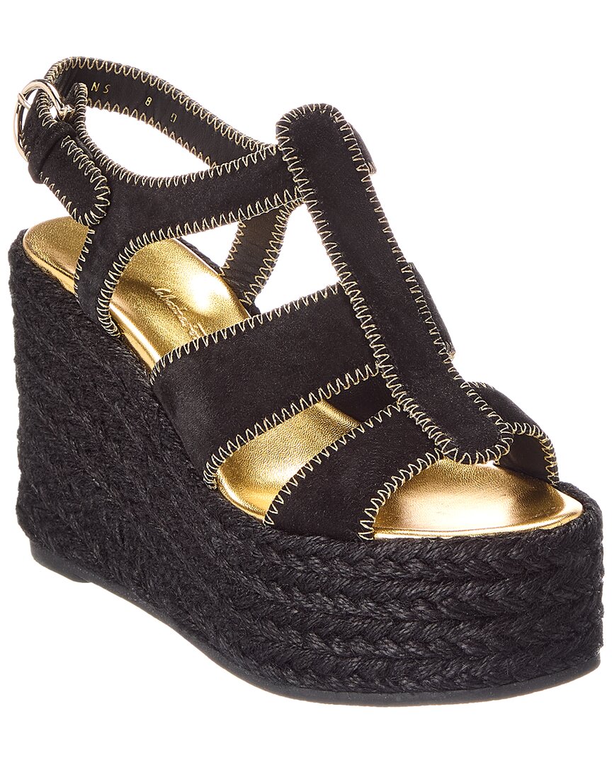 Ferragamo Renee Suede Wedge Sandal