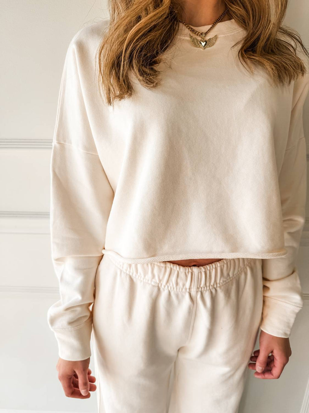 Off Duty Chic Set In White