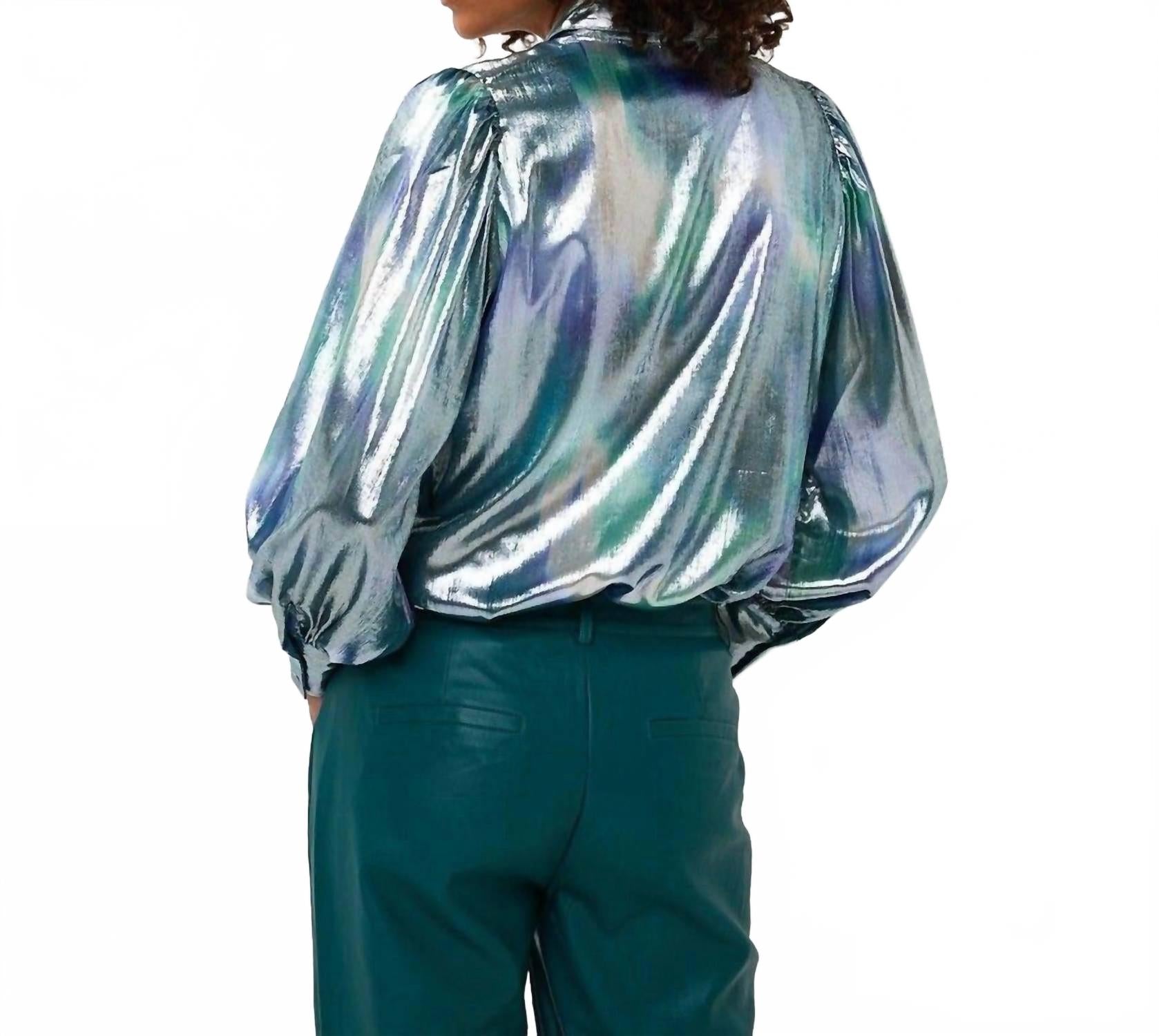 Faded Vibrance Blouse In Multi