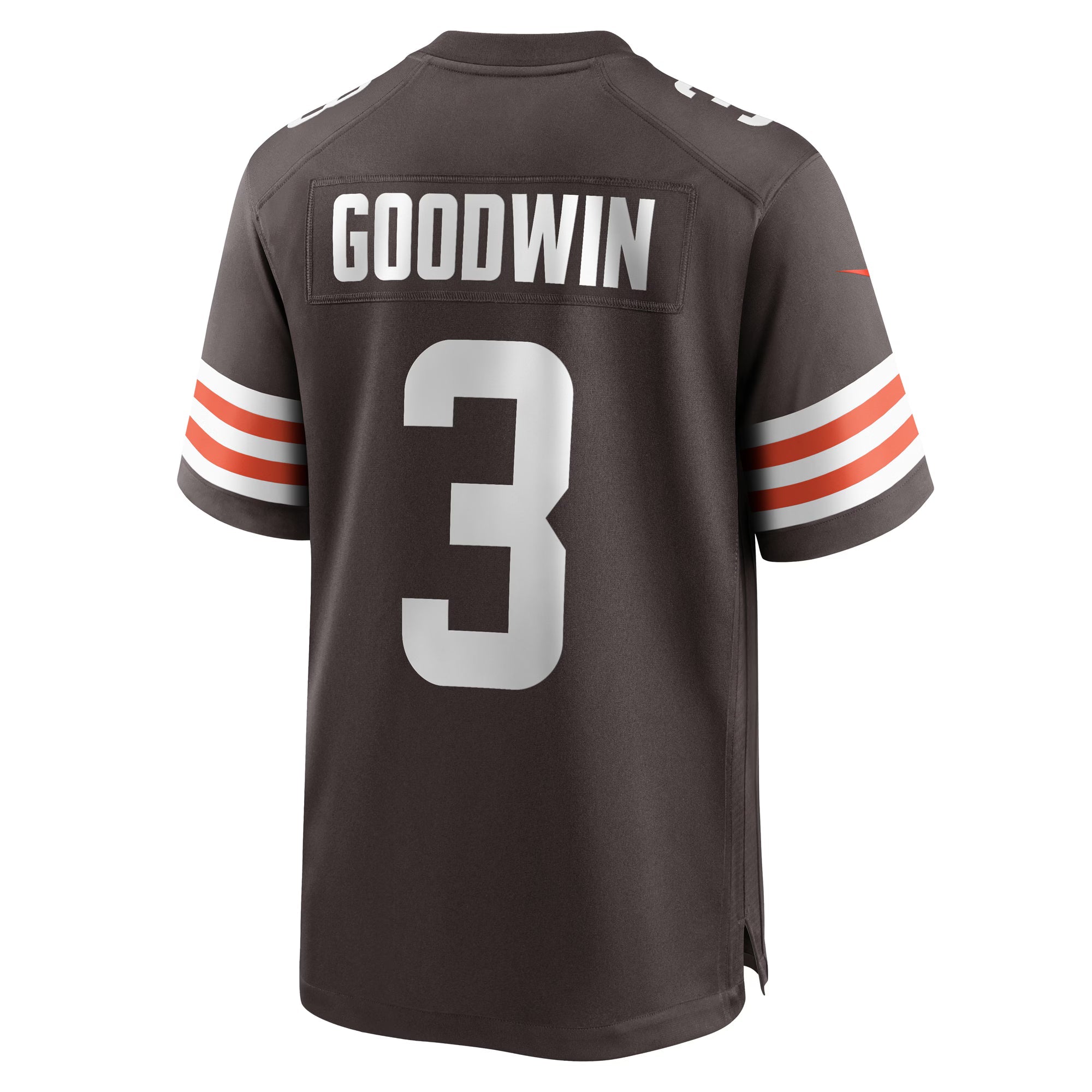 Cleveland Browns Marquise Goodwin Brown Team Game Jersey