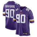 Minnesota Vikings Tyrion Ingram-Dawkins Purple Team Game Jersey