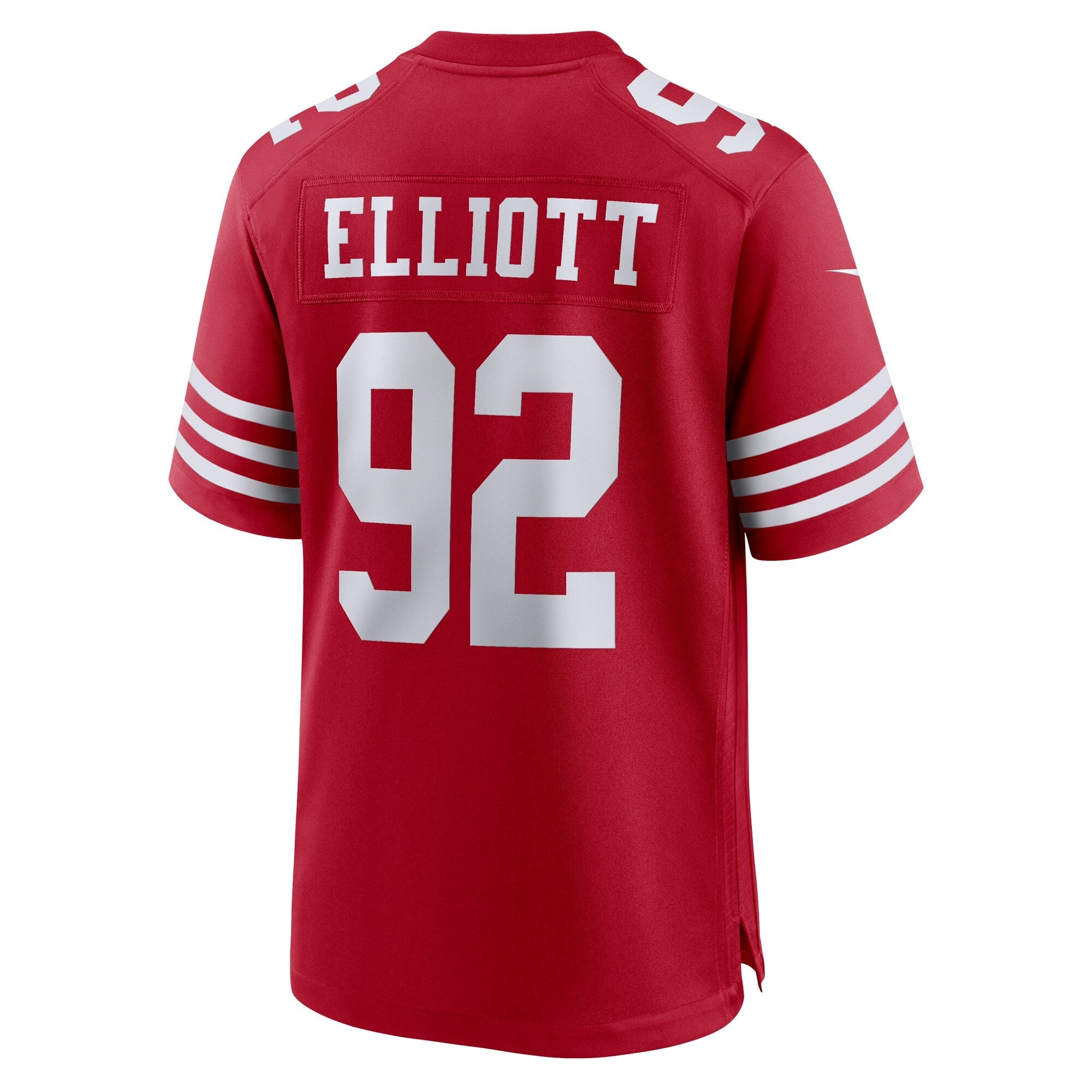 San Francisco 49ers Jordan Elliott Scarlet Team Game Jersey