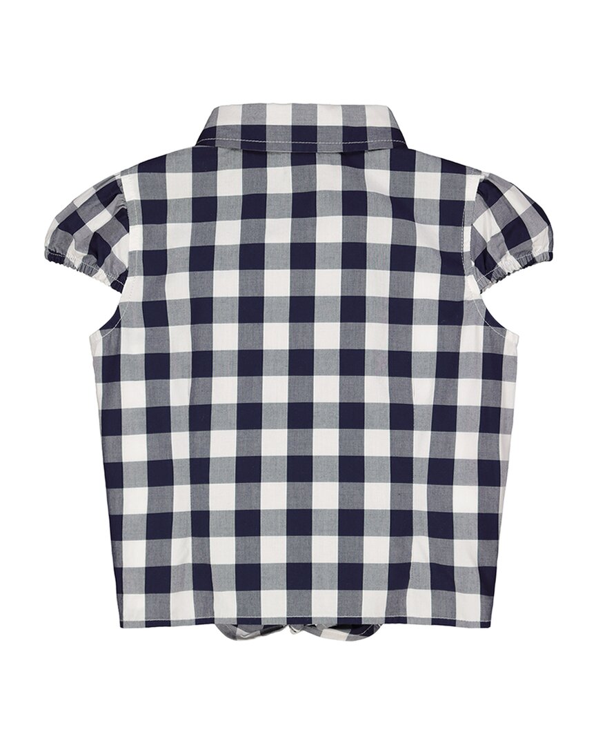 Hope & Henry Tie Front Top