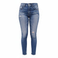 MOUSSY MIDRISE DISTRESSED SKINNY ANKLE JEANS - SIZE 26