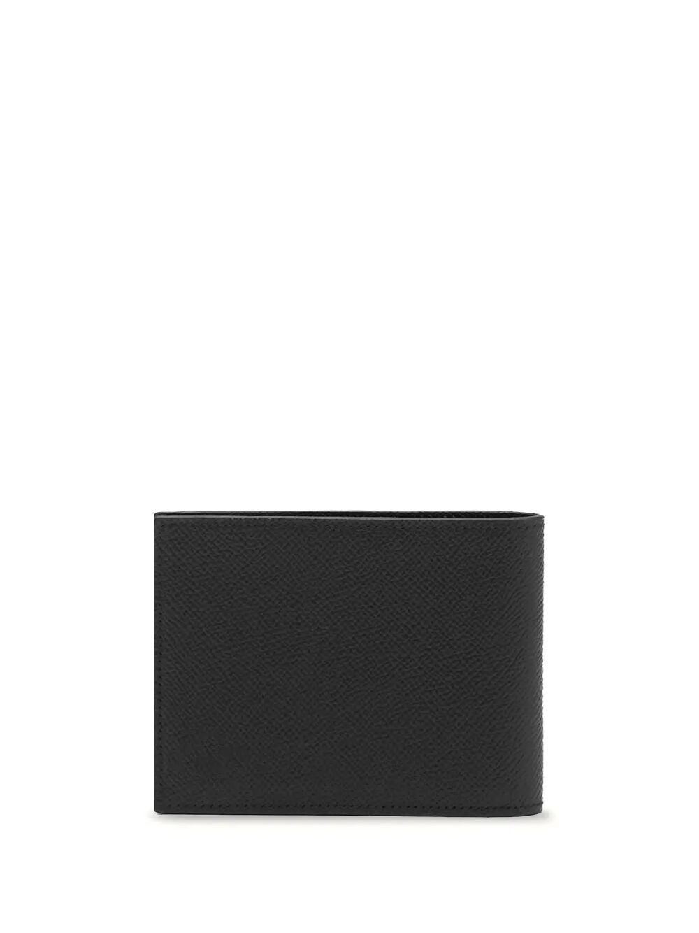 Ferragamo Men Micro Gancio Grained Leather Bi-Fold Wallet