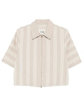 Fendi Women Pequin Drill Cropped Jacket